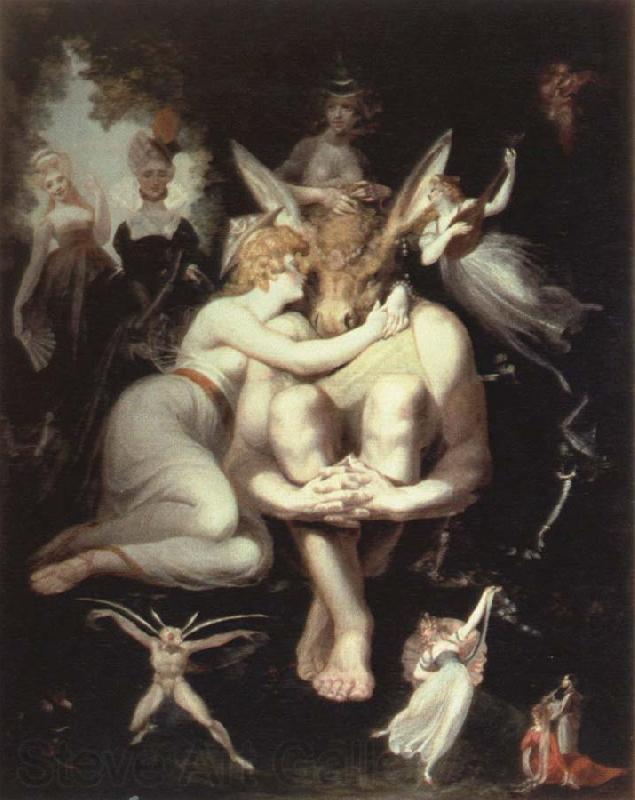 Henry Fuseli titania awakes,surrounded by attendant fairies Norge oil painting art